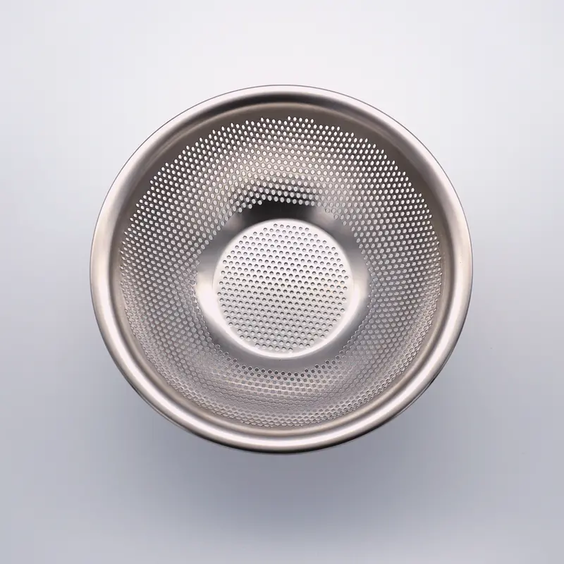 Stainless Steel Colander – Fine-Mesh Strainer For Rinsing & Draining 1