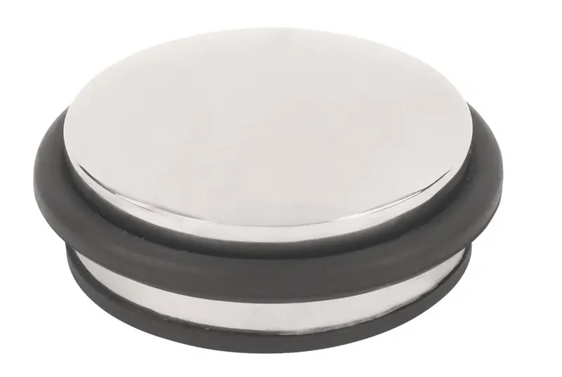 Stainless Steel Dome-Style Weighted Door Stop – 90Mm × 40Mm – Polished Finish 1