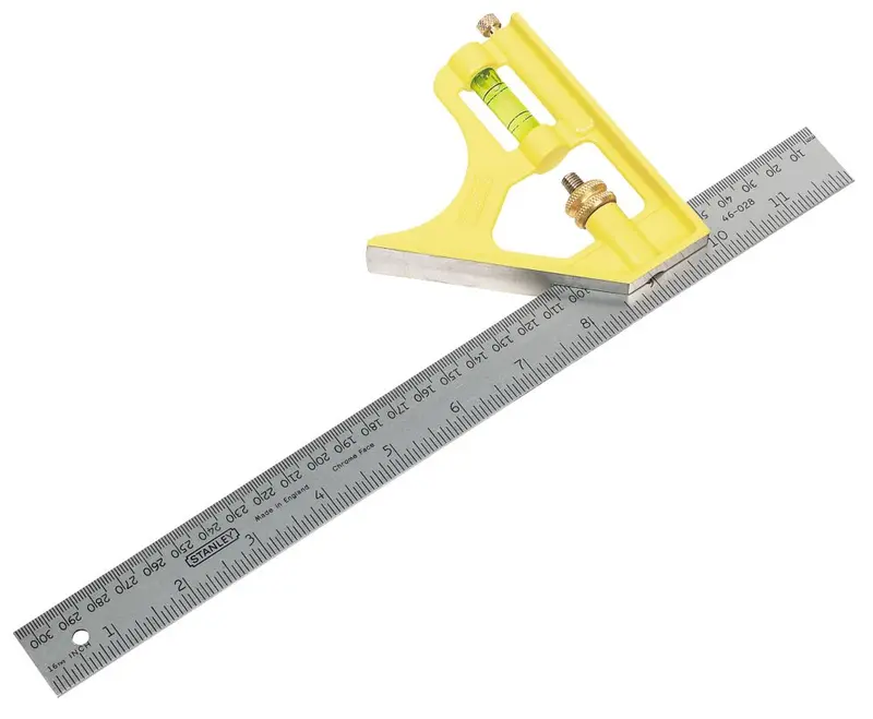 Stanley 12-Inch Combination Square – Precision Layout & Measurement Tool 1