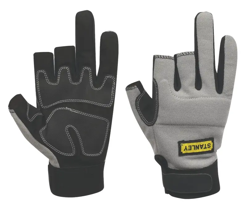 Stanley 3-Finger Framer Gloves – Grey, Large 1