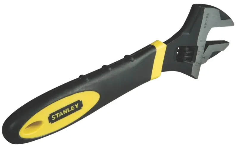 Stanley 8-Inch Adjustable Wrench – Chrome-Plated Steel Construction 1