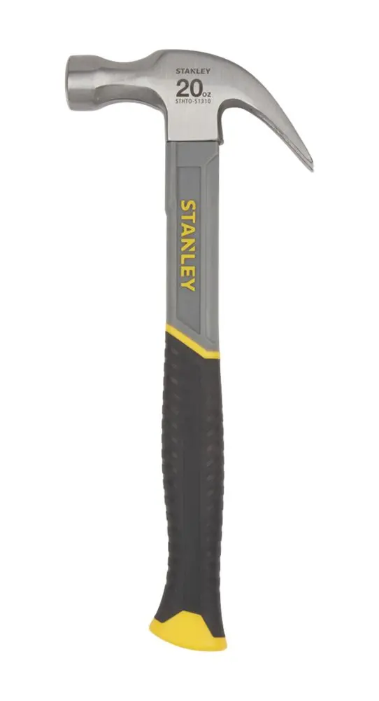 Stanley Fiberglass-Handled Claw Hammer – 20 Oz (0.57 Kg) Weight 1