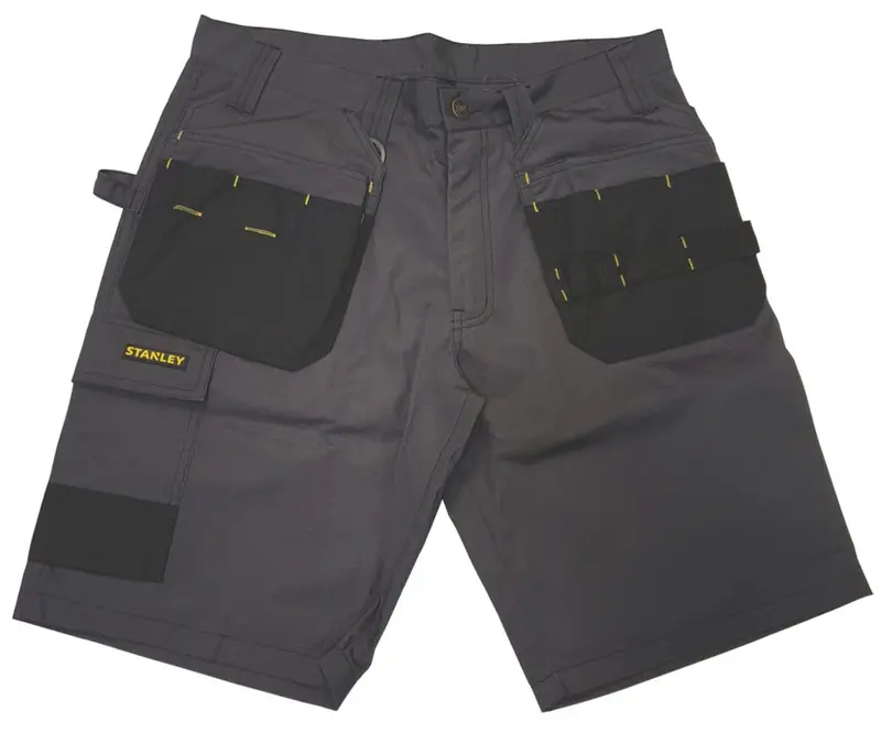 Stanley Lincoln Holster Pocket Work Shorts – Grey, Size 46 1