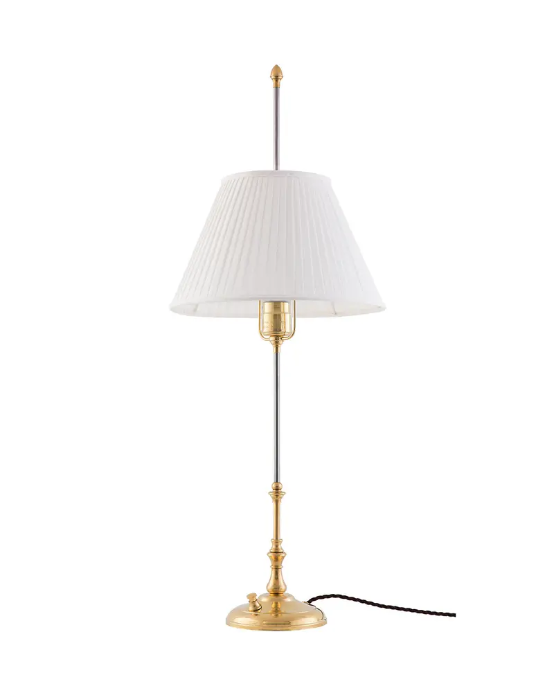 Stiernstedt Table Lamp In Brass With White Shade 1