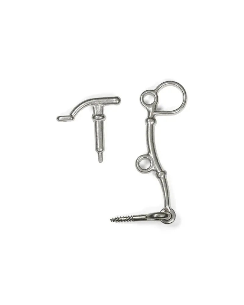 Storm Latch With Tail Hook – Nickel-Plated Windowless Hardware 1