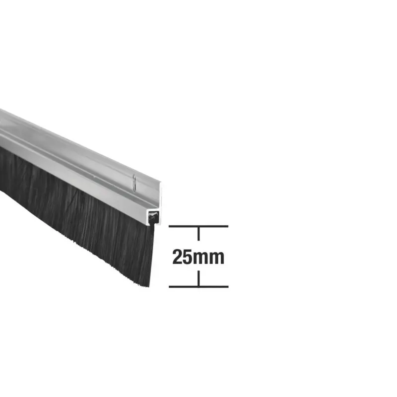 Stormguard Aluminium Brush Door Seal – 0.91M Length 1