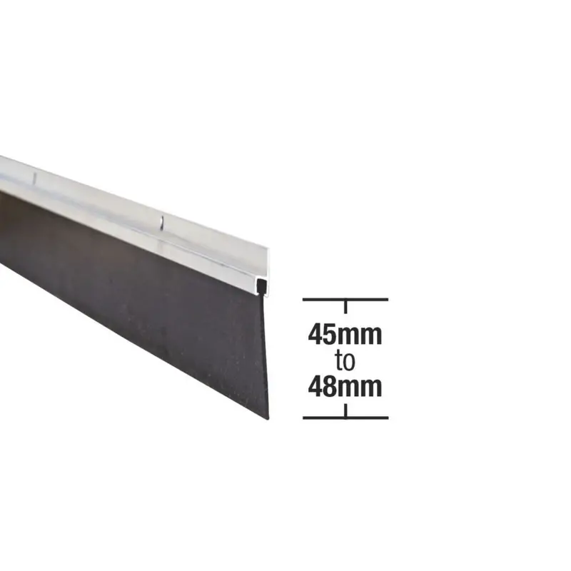 Stormguard Aluminium Garage Door Bottom Seal – 2.5-Metre Length 1