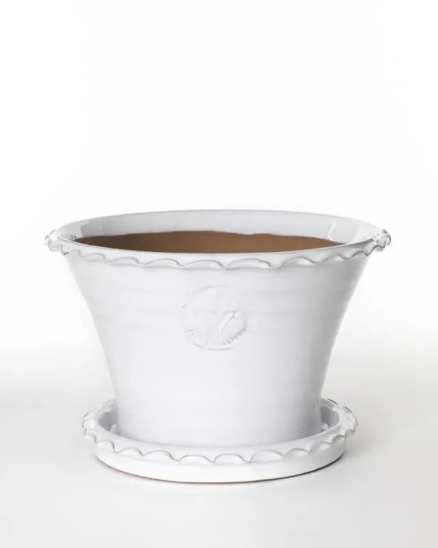Sturehof Liljencrantz Ceramic Planter – 20 Cm, Pure White 1