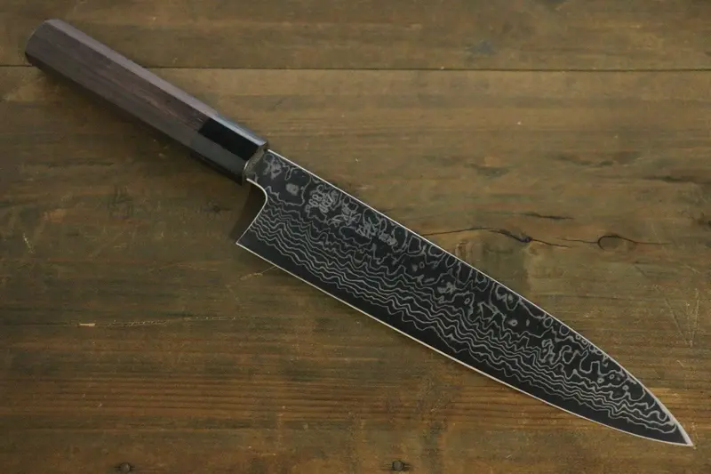Sukenari Zdp-189 Damascus Gyuto – 240Mm High-Performance Chef Knife, Shitan Handle 1