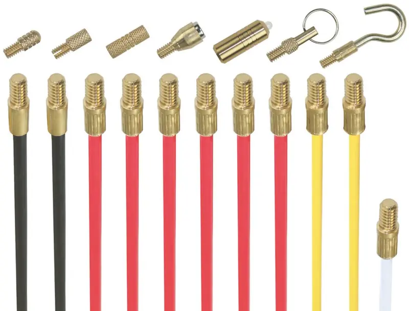 Super Rod Deluxe Cable Rod Kit – 10-Meter, 18-Piece Versatile Installation Bundle 1