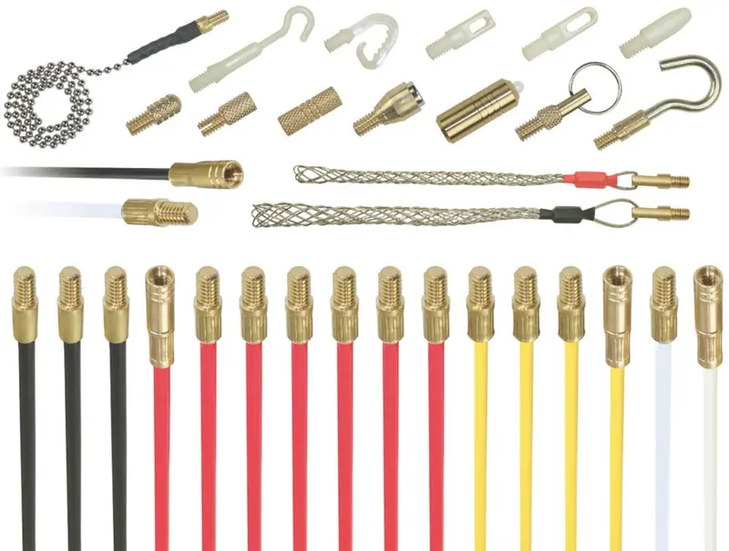 Super Rod Mega Cable Rod Set – 16-Meter, 29-Piece Professional Routing System 1