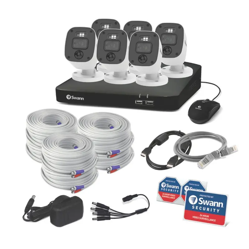 Swann Enforcer Swdvk-846806Mqb-Eu 8-Channel 1080P Dvr Kit With 6 Cameras & 1Tb Hdd 1
