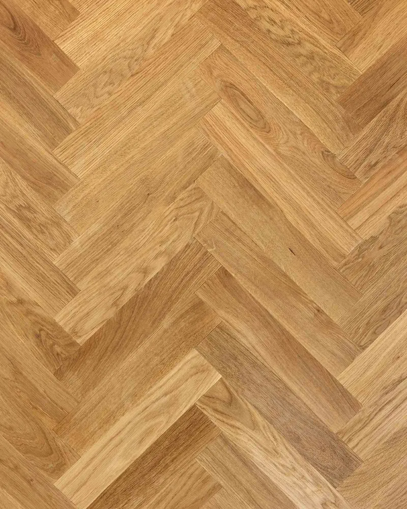 Swedish Oak Herringbone Parquet Plank – 16 × 68 × 340 Mm 1