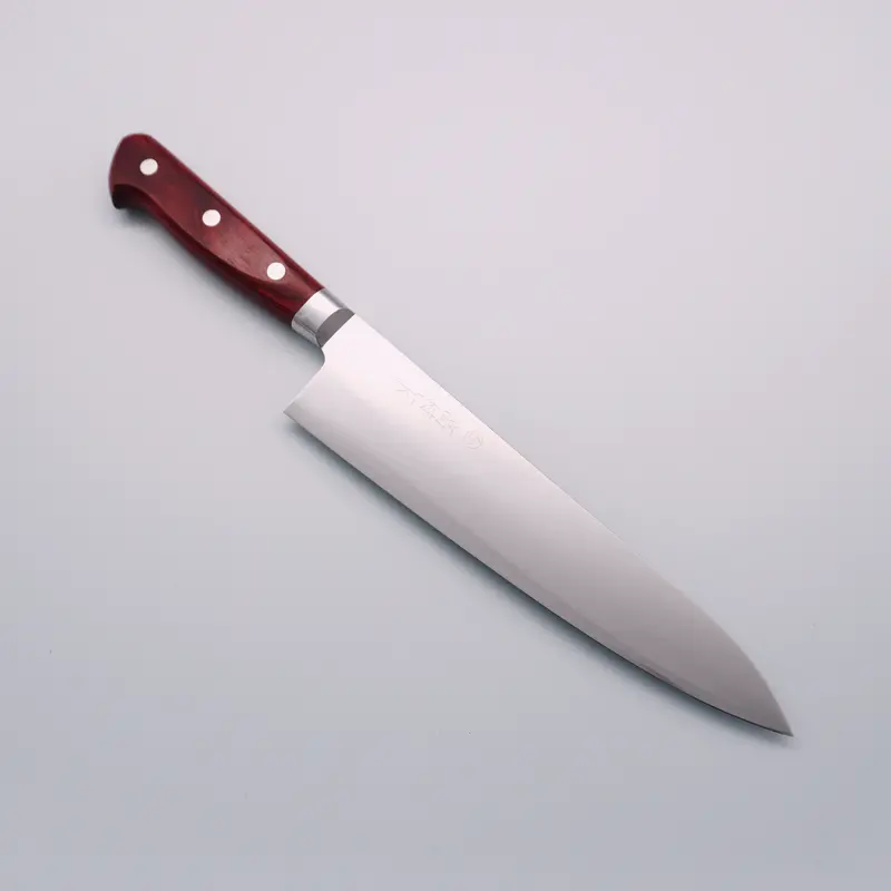 Takamura Sg2 Gyuto Chef Knife – 210Mm High-Performance Blade, Red Pakkawood Handle 1