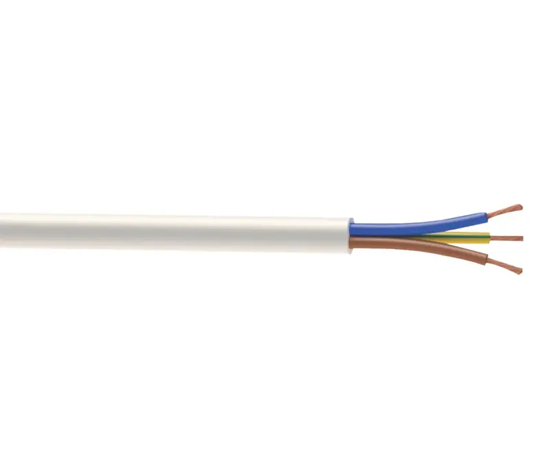 Time 2183Y White 0.75Mm² 3-Core Flexible Cable – 25M Drum 1