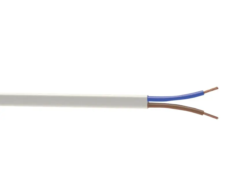 Time 2192Y White 0.75Mm² 2-Core Flexible Cable – 25M Drum 1