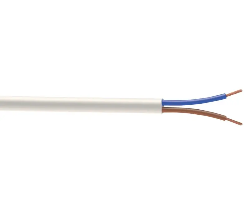 Time 3182Y White 1.5Mm² 2-Core Flexible Cable – 10M Coil 1