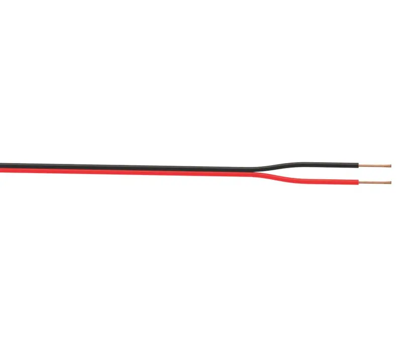 Time Black & Red 24-Strand Speaker Cable – 25M Coil, Flexible Audio Wire 1