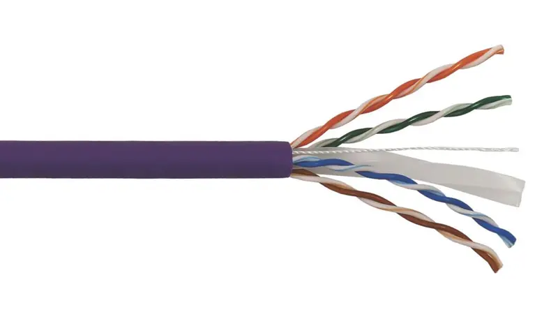 Time Purple Lszh Cat 6 Ethernet Cable – 305M Bulk Spool, Unshielded, 8-Conductor 1