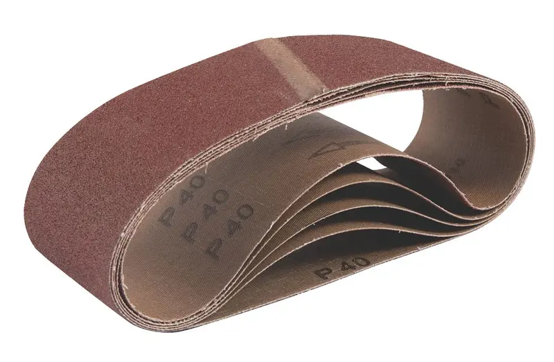 Titan 40-Grit Unpunched Sanding Belt – 533 X 76Mm, 5-Pack 1