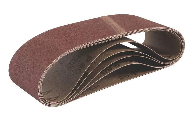 Titan 60-Grit Unpunched Sanding Belt – 533 X 76Mm, 5-Pack 1