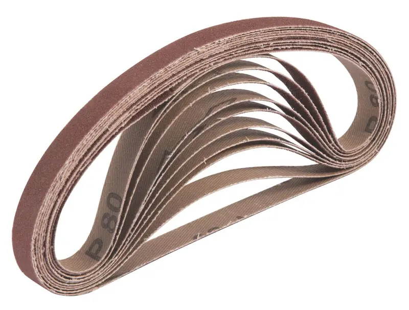 Titan Unpunched Sanding Belt – 457 X 13Mm, 80-Grit, 10-Pack 1