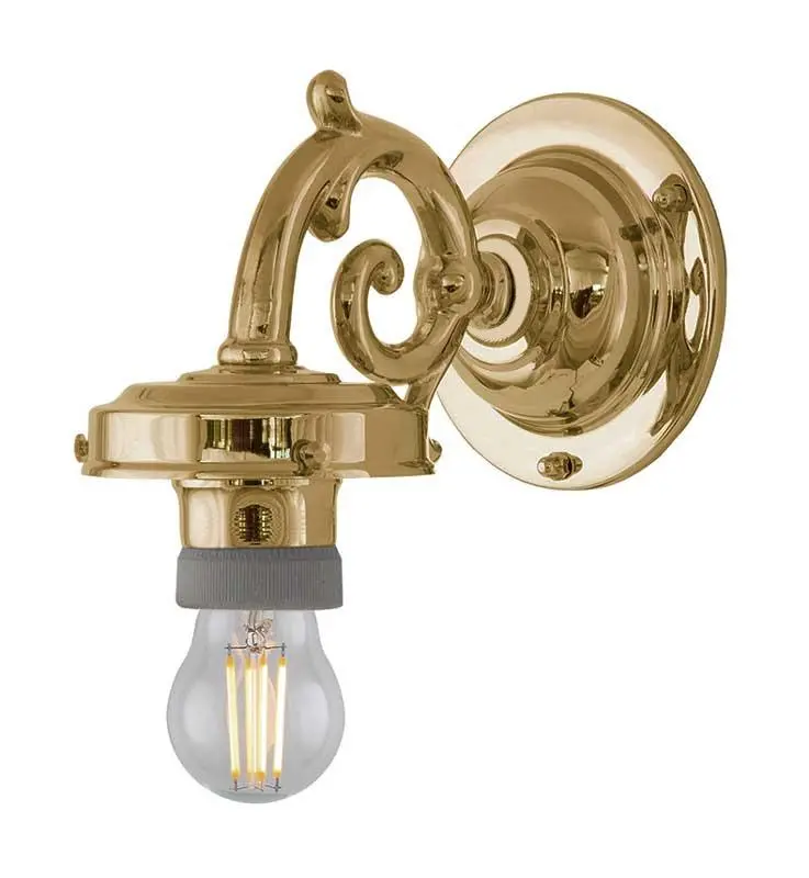 Topelius 80 Wall Light In Brass – Includes Wall Mounting Kit 1