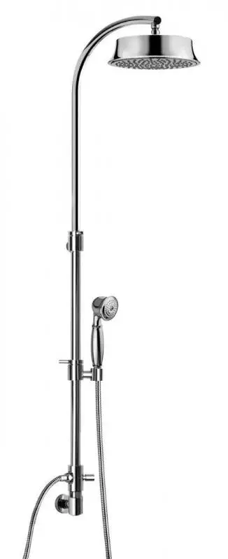 Torquay Shower Set Without Mixer – Chrome-Finished Fixture 1