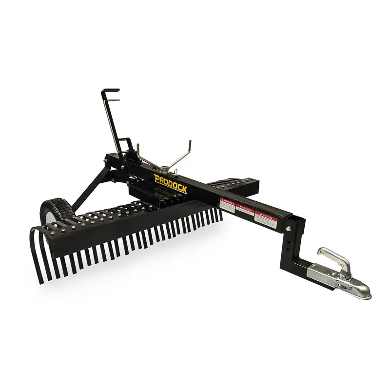 Tow-Behind Landscape Rake For Debris Removal And Grading 1
