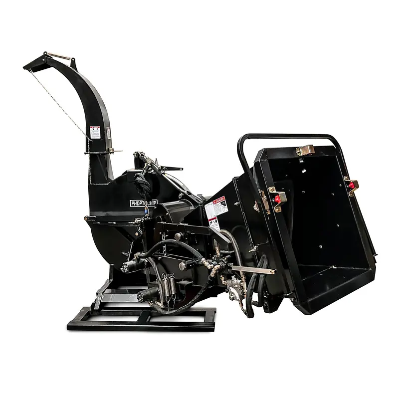 Tractor-Mounted Pto Wood Chipper For Paddock Use 2