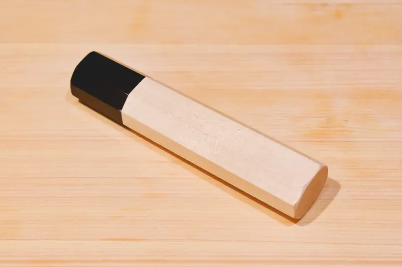 Traditional Octagonal Magnolia Deba Knife Handle – Unfinished Wood 1