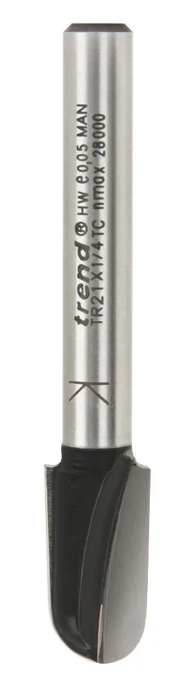 Trend Tr21X14Tc 14-Inch Double-Flute Cove Radius Router Bit – 10 × 18Mm 1