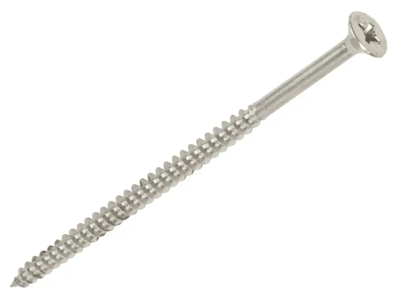 Ultra Screw Pz Double-Countersunk Multipurpose Screws – 5Mm Diameter × 80Mm Length, 100-Pack 1