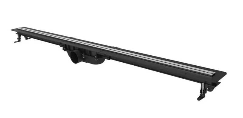Valentin Extra-Flat Linear Shower Channel – 100 X 1210Mm, Chrome Finish 1