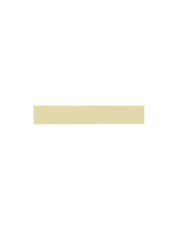 Vanilla Yellow Rectangular Clay Paver – 2.5 X 15 Cm 1