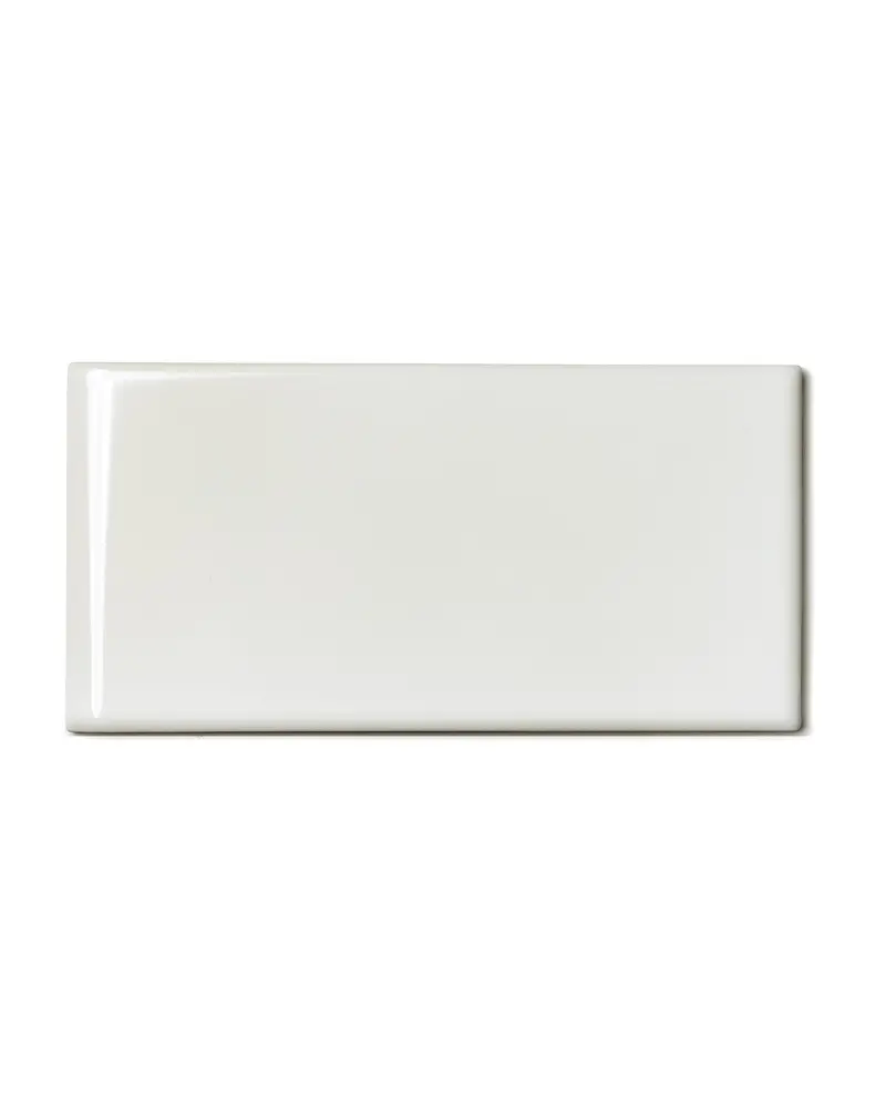 Victoria Ivory Ceramic Tile – 7.5X15 Cm Bullnose Short Edge Trim 1