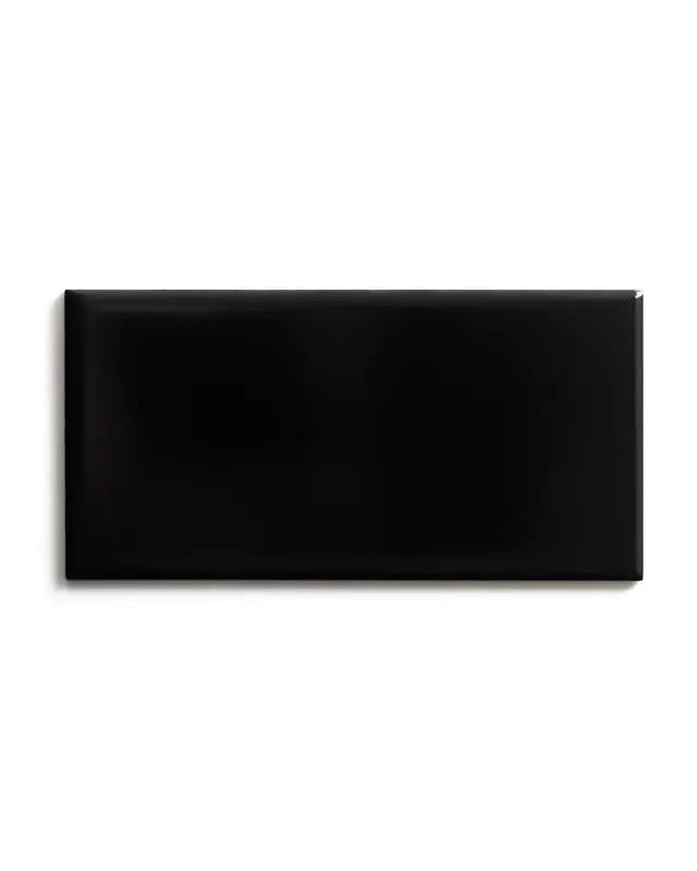 Victoria Tile Color Sample – Glossy Black 1