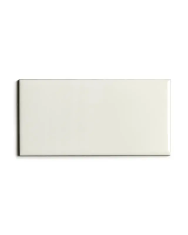 Victoria Tile Sample – Ivory Glossy Ceramic 1