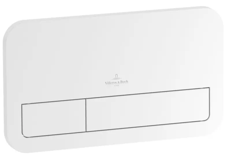 Villeroy & Boch Dual-Flush Toilet Actuation Plate – White (Model 92249068) 1