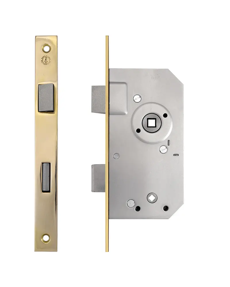 Vintage Brass Closet Lock – Traditional Toilet Latch 1