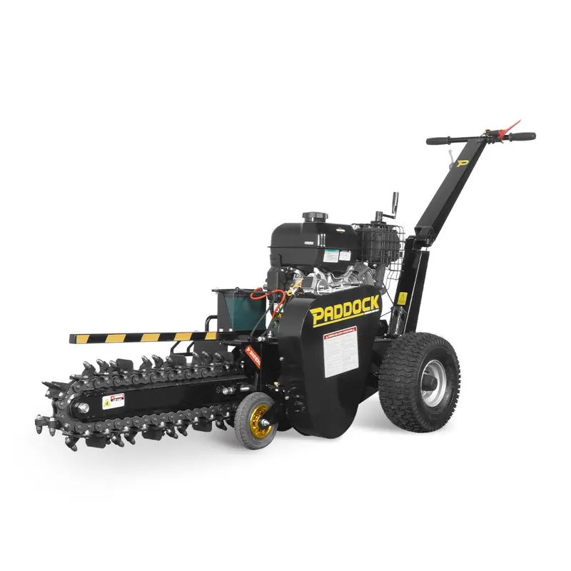 Walk-Behind Trencher With Precision Guide Wheel System 1