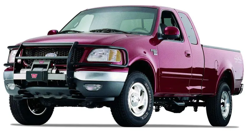 Warn 29757 Grille Guard – Gloss Black Finish For Ford Trucks 1