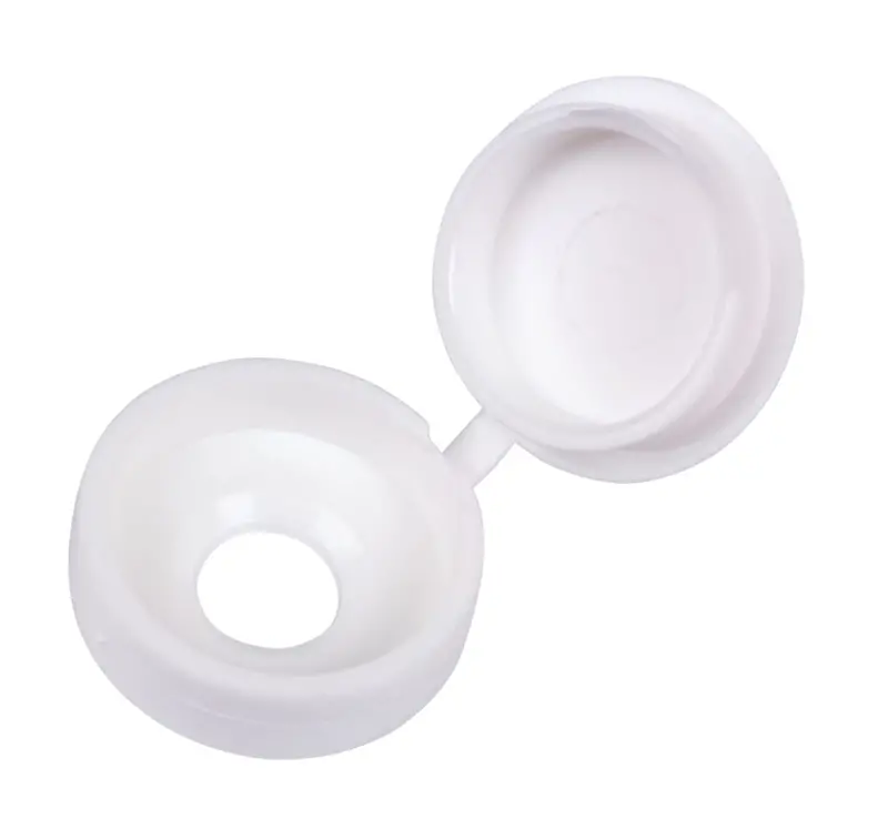 White Screw Caps For 10–12 Gauge Screws – 100-Count Pack 1