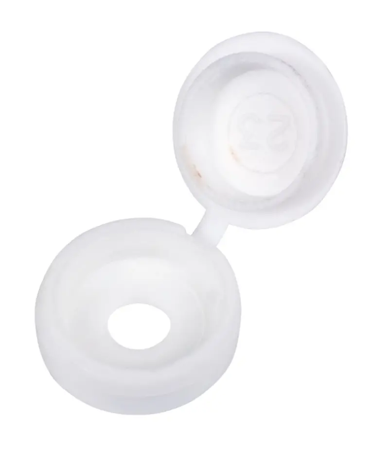 White Screw Caps For 6–8 Gauge Screws – 100-Count Pack 1