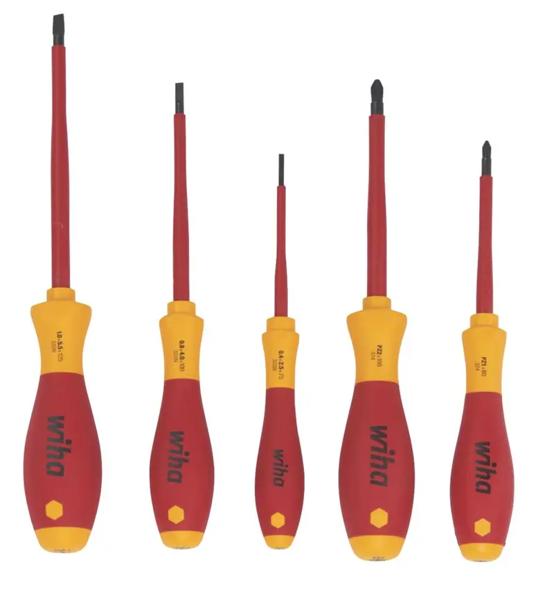 Wiha Softfinish Vde Screwdriver Kit – 5-Piece Assortment 1