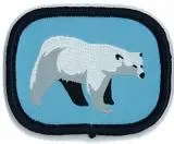Wildlife Patrol Lodge Crest: Polar Bear Design 1
