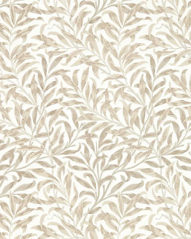 William Morris Willow Boughs Wallpaper In Linen 1