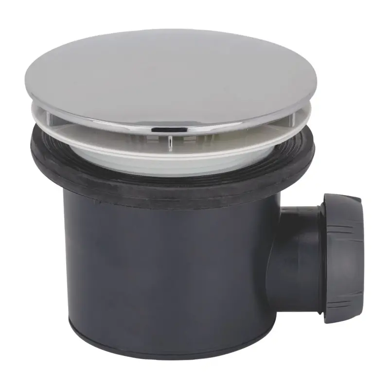 Wirquin Tourbillon Standard Shower Waste – Dark Grey, 40Mm Diameter 1