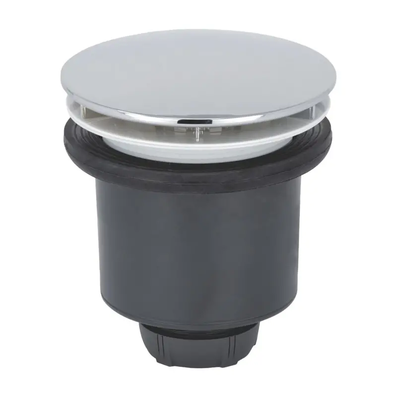 Wirquin Tourbillon Vertical-Outlet Shower Waste – Dark Grey, 40Mm 1