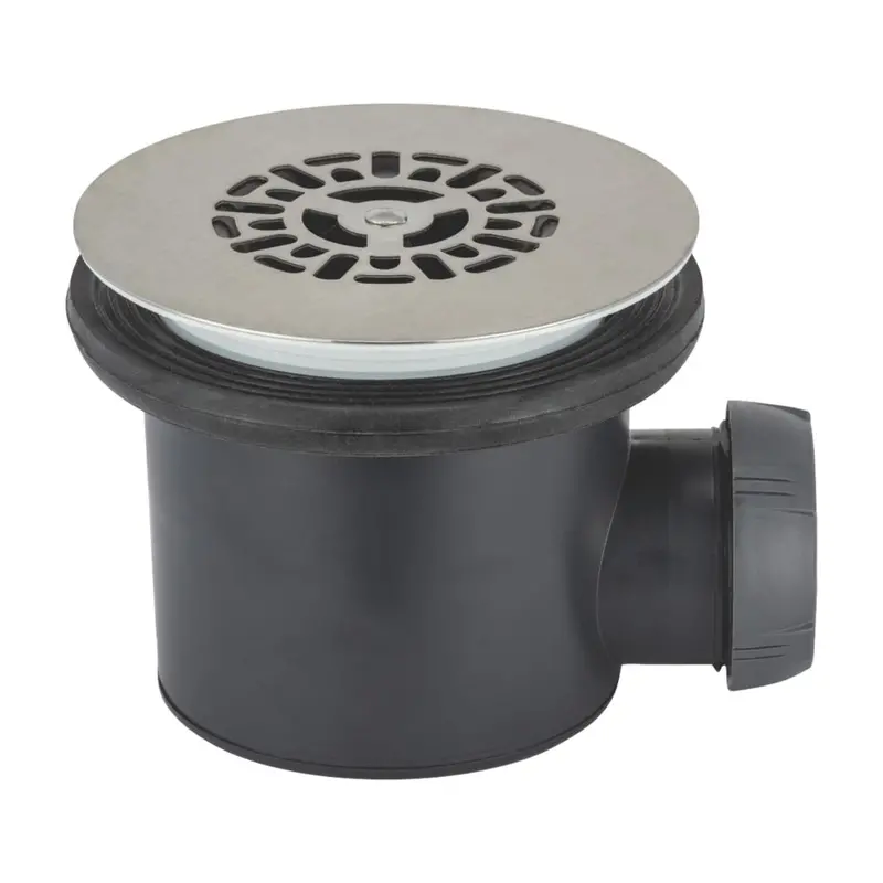 Wirquin Tourbillon Whirlpool Shower Waste – Dark Grey, 40Mm Diameter 1